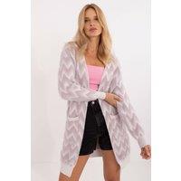 Love Lace Women's Casual Knit Cardigan with Slip Pockets in Violet