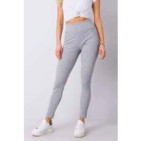 Love Lace Women's Ribbed High Waist Long Leggings Style 167293 in Grey | Size: Large