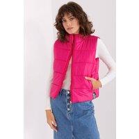 Love Lace Women's Smooth Synthetic Padded Down Vest for Winter in Pink | Size: Small