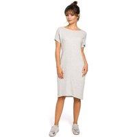 Love Lace Women's Everyday Pocket Seam Loose Dress in Grey | Size: XL