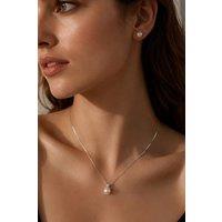 Lovii Women's Lumea 925 Sterling Silver Aurora Shell Pearl Necklace