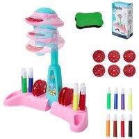 Living and Home UFO-Themed Drawing Projector for Kids in Pink