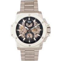 Reign Men's Commodus Automatic Skeleton Bracelet Watch in Black
