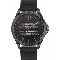Police Men's PEWJA2204503 45mm Quartz Watch in Black