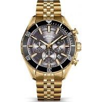 Rotary Men's RGB10014-04 Apex 100 42mm Quartz Watch in Gold