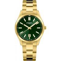 Rotary Men's RGB05522-24 Heritage 40mm Quartz Watch in Gold