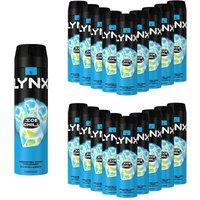 Lynx Men's Ice Chill Body Spray XL 48-Hour HD Fragrance Deodorant, 200ml, 18 Pack in Black