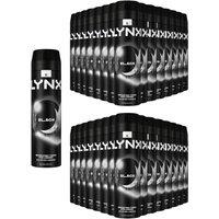 Lynx Men's Black Body Spray XL 48-Hour HD Fragrance Deodorant, 200ml, 30 Pack