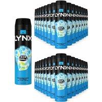 Lynx Men's Ice Chill Body Spray XL 48-Hour HD Fragrance Deodorant, 200ml, 30 Pack in Black