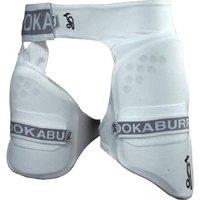 Kookaburra Men's 500 Pro Right Hand Cricket Thigh Guard in White | Size: Small