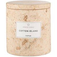 Blomus FRABLI Cotton Island Scented Candle L - Travertin in Beige