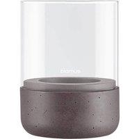 Blomus CALMA Lantern Size S - Cedar Wood in Dark Grey