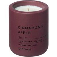 Blomus FRAGA Cinnamon & Apple Scented Candle 9cm - Port in Wine