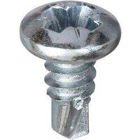 Unifix Recessed Pan S/Drill DIN7504 BZP CR3 3.5 x 9.5 - Box of 1000 in Silver
