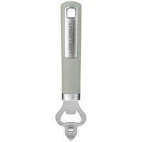 Laura Ashley Pendeford Sage Leaf Bottle Opener with Ergonomic Soft Touch Handle in Green