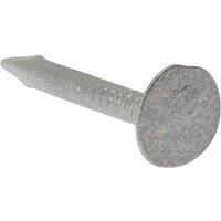 Forgefix Clout Nail Extra Large Head Galvanised 30Mm (2.5Kg Bag) in Silver