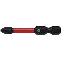 Forgefix ForgeFast Pozidriv Compatible Impact Bit PZ1 x 50mm (Card 2) in Black