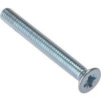 Forgefix Machine Screw Pozi Csk Zp M6 X 40Mm Bag 25 in Silver