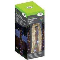 Smart Garden Products Outdoor Solar Powered Firefly String Lights - Multi Coloured