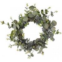 Smart Garden Products Artificial Hanging Door Wreath Eucalyptus Decor