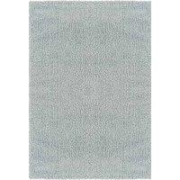 Desire Rugs Ainsley Modern Plain Living Room Shaggy Area Rug in Duck Egg Blue | Size: 80 cm x 150 cm