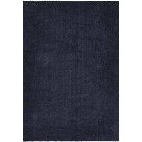 Desire Rugs Ainsley Modern Plain Living Room Shaggy Area Rug in Navy | Size: 120 cm x 170 cm