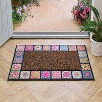 Gainsborough Moroccan Style Non Slip Doormat Polyester Rubber Backing 45 x 75cm | Size: 45 cm x 75 cm