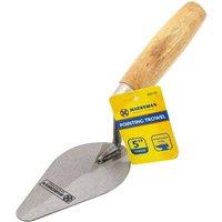 BARGAINS-GALORE 2 X 5 Inch Pointing Trowel With Wooden Handle Bricklayer Joiner Tool