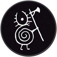 Collection Patch Warrior Snail Band Logo new Official Black Woven Sew on