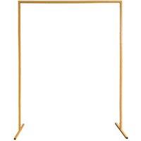 Neel Blue Rectangle Arch Stand Metal Arch Backdrop Stand Party Decoration Garden Arbors - 150cm x 200cm in Gold | Size: 150 cm x 200 cm