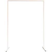 Neel Blue Rectangle Arch Stand Metal Arch Backdrop Stand Party Decoration Garden Arbors - 150cm x 200cm in White | Size: 150 cm x 200 cm