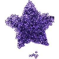 Neel Blue Acrylic Rhinestone Table Confetti, Table Scatters - 2000pcs in Purple
