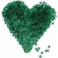 Neel Blue Acrylic Rhinestone Table Confetti, Table Scatters - 4000pcs in Emerald