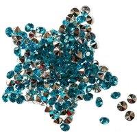 Neel Blue Acrylic Rhinestone Table Confetti, Table Scatters - 2000pcs in Teal