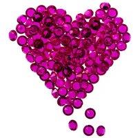 Neel Blue Acrylic Rhinestone Table Confetti, Table Scatters - 4000pcs in Fuchsia