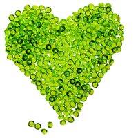 Neel Blue Acrylic Rhinestone Table Confetti, Table Scatters - 4000pcs in Lime