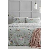 Catherine Lansfield 'Songbird' Duvet Set in Green | Size: Single