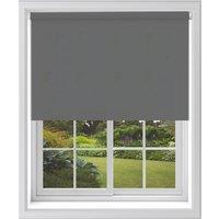 Blinds Outlet Blackout Roller Blind in Dark Grey | Size: 180 cm width x 210 cm drop