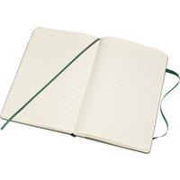 Moleskine Classic L Hard Cover Ruled Notebook in Bottle Green