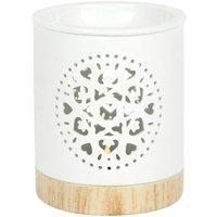 Something Different Mandala Oil Burner in Off-White