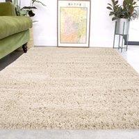 Kukoon Ecru Super Soft Shaggy Rug | Size: 60 cm x 240 cm