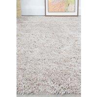 Kukoon Beige Soft Fluffy Shaggy Living Room Cosy Fireside Area Rugs | Size: 80 cm x 150 cm