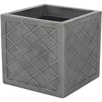 Sankey Lazio Square Planter in Grey