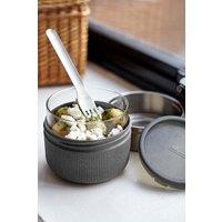 Black + Blum Glass Lunch Pot in Dark Blue