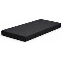 House of Home Outdoor Bench Cushion 2 Seater 108cm Black Garden Seat Pad