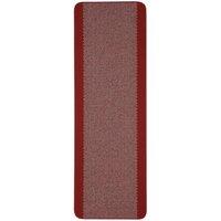 THE RUGS Washable Designer Rugs & Mats Bordered Design in Red | 110R | Size: 57 cm x 90 cm
