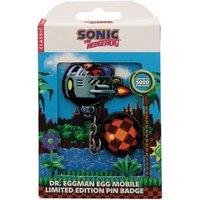 Sonic the Hedgehog Dr. Eggman Egg Mobile Chained Limited Edition Pin Badge