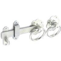 Securit Zinc Plated Ring Gate Latch in Silver