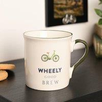 Harvey Makin Hobbies Cycling Mug in White