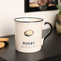 Harvey Makin Hobbies Rugby Mug in White